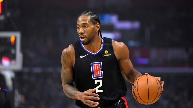 开云入口-提前备战季后赛？莱昂纳德伤势不明或常规赛报销