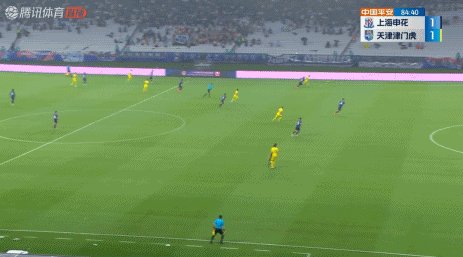 【中超】贝里奇神仙球 津门虎客场2比1申花14场不败